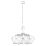 Подвесной светильник с белым фигурным абажуром и мягкими волнистыми краями Cloud Motion  варинант исполнения - 11 | Loft Concept в Рязани