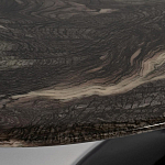 Стол журнальный овальный с столешницей из искусственного мрамора Alonso Gloss варинант исполнения - 3 | Loft Concept в Рязани