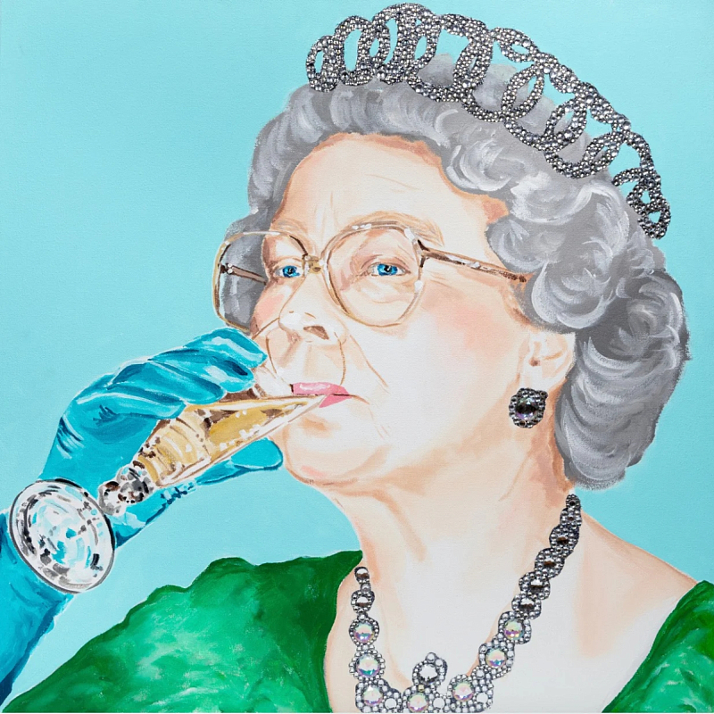 Картина The Queen Getting a Lil Jingled Мульти Картина The Queen Getting a Lil Jingled Мульти в Рязани | Loft Concept