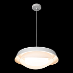 Подвесной светильник круглый белого цвета из металла Vita Cuna варинант исполнения - 6 | Loft Concept в Рязани