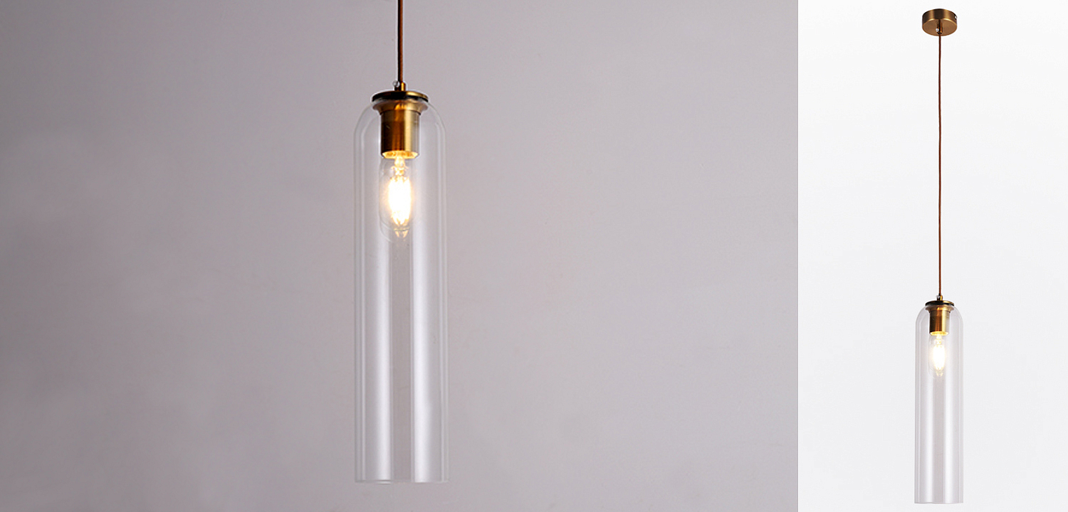 Подвесной светильник Float Pendant Drunken Clear glass Подвесной светильник Float Pendant Drunken Clear glass - Loft-Concept в Рязани