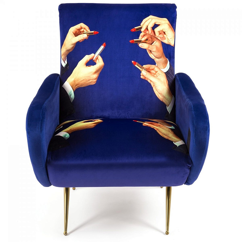Кресло Seletti Armchair Lipsticks Фиолетовый Латунь Кресло Seletti Armchair Lipsticks Фиолетовый Латунь в Рязани | Loft Concept