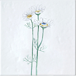 Плитка с узором Ромашки варинант исполнения - 2 | Loft Concept в Рязани