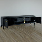 TV-тумба Дизайнерская Elsa Dreams Black варинант исполнения - 3 | Loft Concept в Рязани