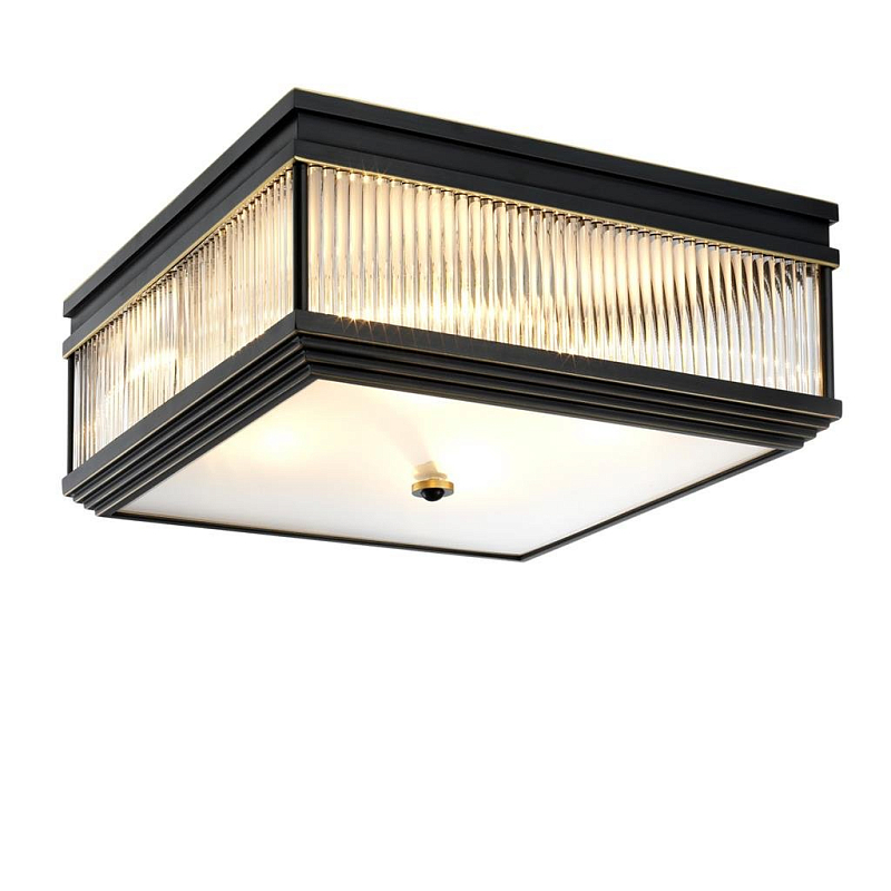 Потолочный светильник Ceiling Lamp Marly Bronze Темная бронза Прозрачное Стекло Потолочный светильник Ceiling Lamp Marly Bronze Темная бронза Прозрачное Стекло в Рязани | Loft Concept