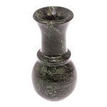 Ваза декоративная для цветов из камня змеевик Vase Serpentine варинант исполнения - 2 | Loft Concept в Рязани