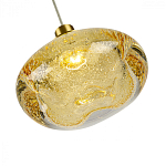 Подвесной светильник с прозрачным стеклянным плафоном округлой формы Effervia  варинант исполнения - 11 | Loft Concept в Рязани