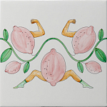 Плитка дизайнерская Сила в лимонах варинант исполнения - 2 | Loft Concept в Рязани