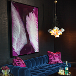 Люстра с 15-ю белыми  плафонами с золотой внутренней поверхностью Hinkley варинант исполнения - 3 | Loft Concept в Рязани