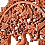 Панно из дерева круглое Sakura Panel With Trees варинант исполнения - 2 | Loft Concept в Рязани