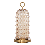 Настольная лампа с факутрным стеклянным плафоном Sonora варинант исполнения - 2 | Loft Concept в Рязани