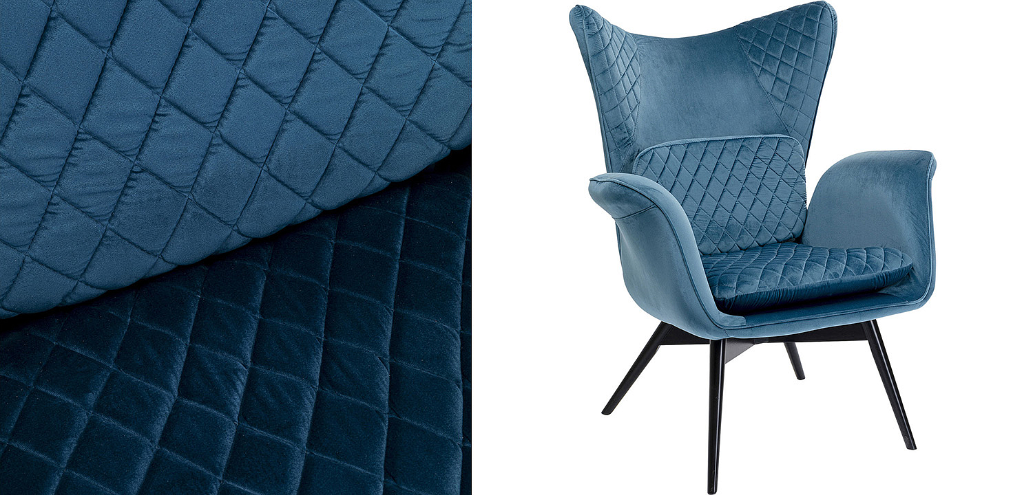 Кресло Blue Velvet Throne Кресло Blue Velvet Throne - Loft-Concept в Рязани