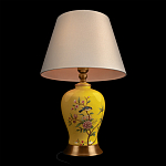 Настольная лампа желтая с изображением птиц Slip Away варинант исполнения - 4 | Loft Concept в Рязани