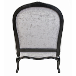 Кресло Ava Classical Armchair black and grey velour варинант исполнения - 2 | Loft Concept в Рязани