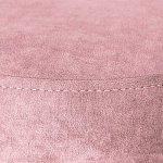 Банкетка круглая пыльно-розовый велюр на 4-х металлических ножках золотого цвета SANJAY варинант исполнения - 4 | Loft Concept в Рязани