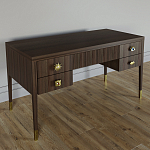 Письменный стол с 4-мя ящиками Elsa Dreams Walnut варинант исполнения - 1 | Loft Concept в Рязани