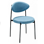 Стул металлический с мягкой спинкой и сиденьем Alfie Chair варинант исполнения - 5 | Loft Concept в Рязани