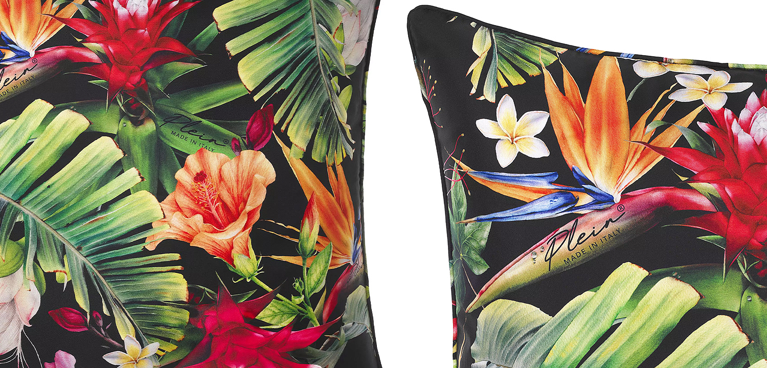 Подушка Philipp Plein Cushion Silk Jungledonna 70 x 70 Подушка Philipp Plein Cushion Silk Jungledonna 70 x 70 - Loft-Concept в Рязани