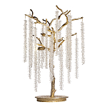 Лампа настольная со стеклянными подвесами цвет золото FAIRYTREE Light варинант исполнения - 1 | Loft Concept в Рязани