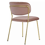 Стул Singer Chair без подлокотников Розовый Велюр варинант исполнения - 3 | Loft Concept в Рязани