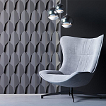 Гипсовая 3D Панель DRAGON SCALE - D варинант исполнения - 2 | Loft Concept в Рязани