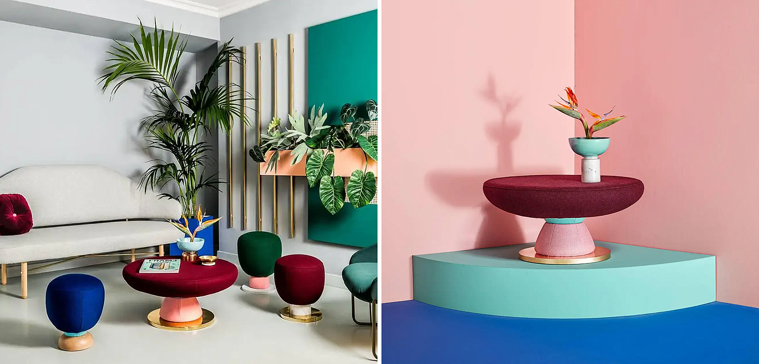 Кофейный стол дизайнерский Toadstool Collection, Colorful Coffee Table Masquespacio Кофейный стол дизайнерский Toadstool Collection, Colorful Coffee Table Masquespacio - Loft-Concept в Рязани