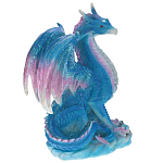 Декоративная статуэтка Дракон Blue Pink Dragon Statuette варинант исполнения - 1 | Loft Concept в Рязани