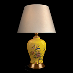 Настольная лампа желтая с изображением птиц Slip Away варинант исполнения - 2 | Loft Concept в Рязани