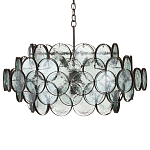 Люстра с каскадом из круглых стеклянных дисков Small Round Sequins варинант исполнения - 3 | Loft Concept в Рязани