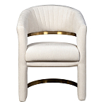 Полукресло Valbonne Chair cream velour варинант исполнения - 1 | Loft Concept в Рязани