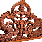 Панно из дерева драконы Panel With Trees варинант исполнения - 2 | Loft Concept в Рязани