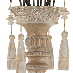 Люстра с состаренными резными элементами Big Graceful Profile варинант исполнения - 3 | Loft Concept в Рязани