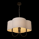 Люстра с белым текстильным абажуром Vitorino  варинант исполнения - 5 | Loft Concept в Рязани
