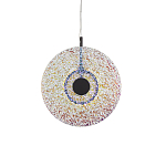 Подвесной светильник из фактурного двойного стекла Heterochromia варинант исполнения - 2 | Loft Concept в Рязани