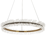 Кольцевая люстра с хрустальным декором Rowan Crystal Ring Horizontal Chandelier варинант исполнения - 1 | Loft Concept в Рязани