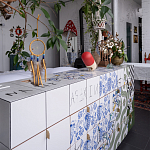 Дизайнерская кровать с системой хранения варинант исполнения - 2 | Loft Concept в Рязани