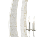 Люстра каплевидной формы покрытая перламутровой мозаикой Soft Pearl Shape варинант исполнения - 1 | Loft Concept в Рязани