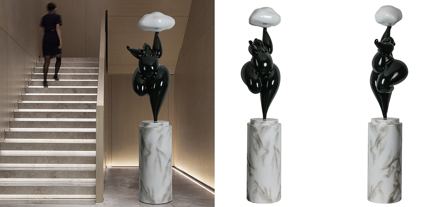 Торшер In The Clouds Black Floor Lamp Торшер In The Clouds Black Floor Lamp - Loft-Concept в Рязани