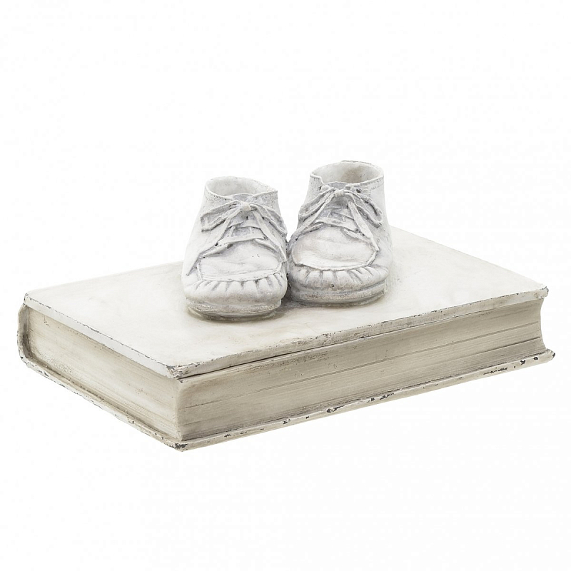 Шкатулка Baby shoes Молочный Шкатулка Baby shoes Молочный в Рязани | Loft Concept