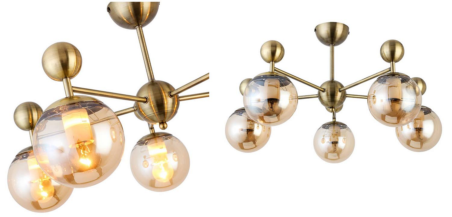 Потолочная люстра Demian Bronze Chandelier Потолочная люстра Demian Bronze Chandelier - Loft-Concept в Рязани