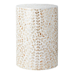 Столик с инкрустацией с перламутровым узором Jean Cream варинант исполнения - 1 | Loft Concept в Рязани