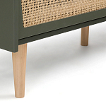 Комод с 6-ю ящиками из плетеного ротанга Remi Green Wicker Furniture варинант исполнения - 4 | Loft Concept в Рязани