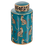 Ваза фарфоровая с крышкой Leopard Ccollection варинант исполнения - 1 | Loft Concept в Рязани