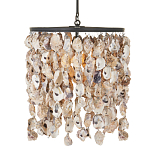 Люстра овальная с подвесками из устричных раковин Sea Ravens варинант исполнения - 2 | Loft Concept в Рязани