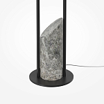 Напольный торшер светодионый черный Lumen Duo варинант исполнения - 4 | Loft Concept в Рязани