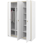 Шкаф белый трёхдверный для одежды Antique Order варинант исполнения - 2 | Loft Concept в Рязани