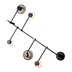 Бра с 5-ю плафонами разного диаметра и цвета Polyhedron варинант исполнения - 1 | Loft Concept в Рязани