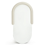 Зеркало овальное Curved Furniture бежевое варинант исполнения - 1 | Loft Concept в Рязани