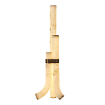 Торшер геометрический с тремя мраморными плафонами Marble Tripod варинант исполнения - 2 | Loft Concept в Рязани