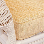 Комплект уличной мебели из ротанга Eloise белый варинант исполнения - 6 | Loft Concept в Рязани